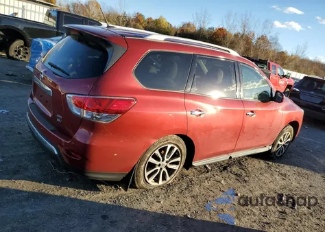 2015 Nissan Pathfinder S из США, поврежденный, VIN 5N1AR2MM9FC658955